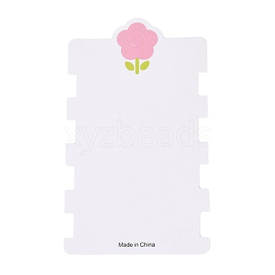 Cardboard Paper Jewelry Display Cards for Hair Ties Storage CDIS-N004-03-1