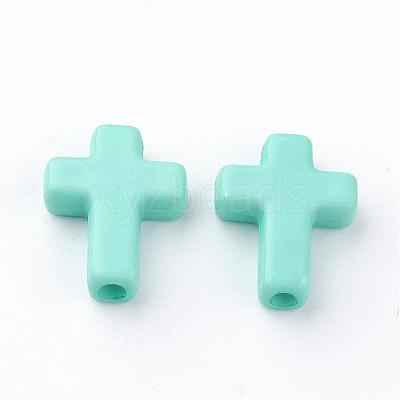 Opaque Acrylic Beads SACR-S295-10-1