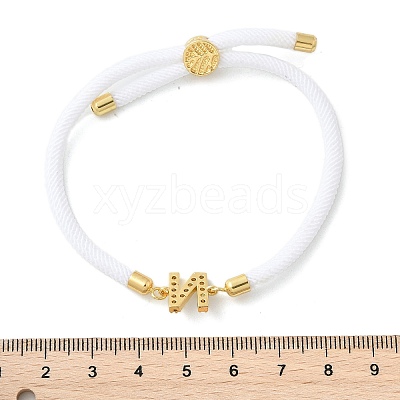 Adjustable Nylon Cord Bracelets X-BJEW-C096-01G-14-1