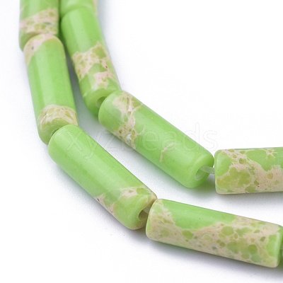 Synthetic Imperial Jasper Beads Strands X-G-L496-A08-1