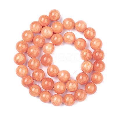 Natural Mashan Jade Beads Strands DJAD-12D-18-2-1