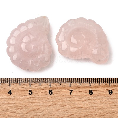 Natural Rose Quartz Pendants G-NH0065-01B-1