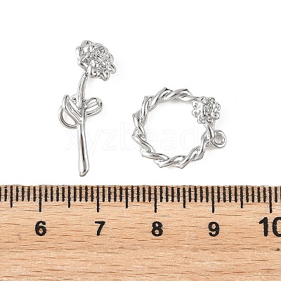 SHEGRACE Brass Toggle Clasps XGRQ5S100-850-P-1
