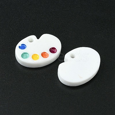 Opaque Resin Pendants CRES-YW0001-09-1