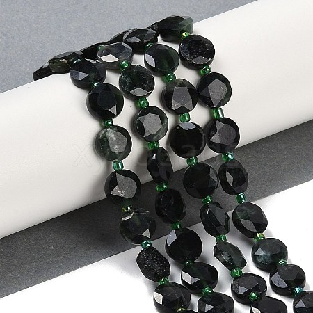 Natural Black Jade Beads Strands G-C116-A54-01-1