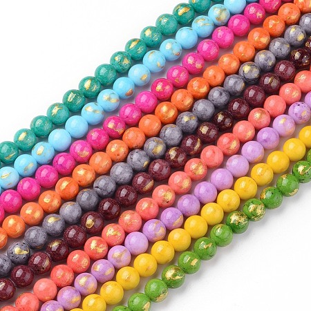 Natural Mashan Jade Beads Strands G-F670-A01-10mm-1