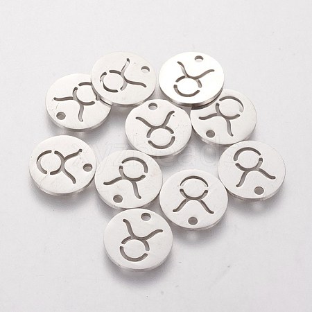 Non-Tarnish 304 Stainless Steel Charms STAS-Q201-T095-2-1