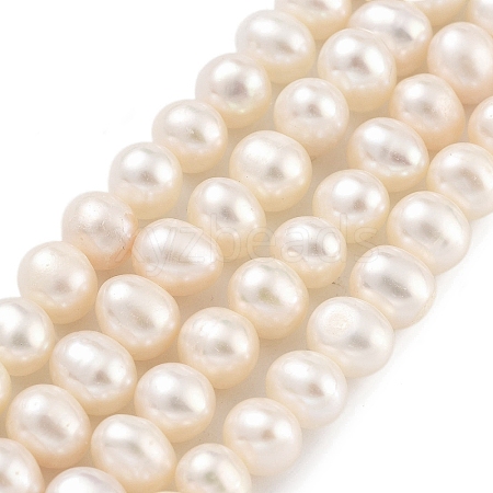Natural Cultured Freshwater Pearl Beads Strands PEAR-C003-13F-1