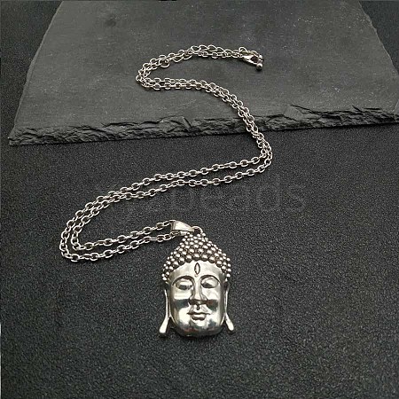 Alloy Buddha Pendan tNecklaces for Men FL9077-2-1