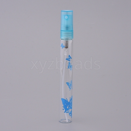 Butterfly Pattern Mini Glass Spray Bottles MRMJ-WH0060-47E-1