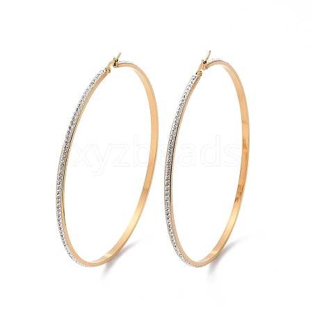 304 Stainless Steel Hoop Earrings EJEW-N0031-11G-01I-1