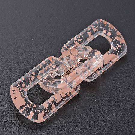 Transparent Acrylic Linking Rings OACR-N009-017A-02-1