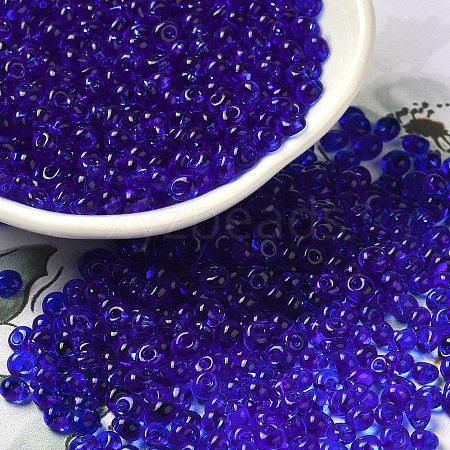 Transparent Colours Glass Seed Beads SEED-P006-02A-16-1