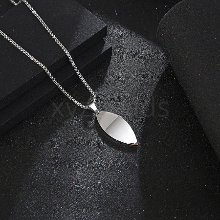 Stylish Stainless Steel Surfboard Pendant Necklaces for Women's Daily Wear AD2331-1-1