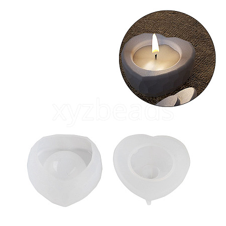 Heart DIY Candle Cup Silicone Molds DIY-Q037-11D-1