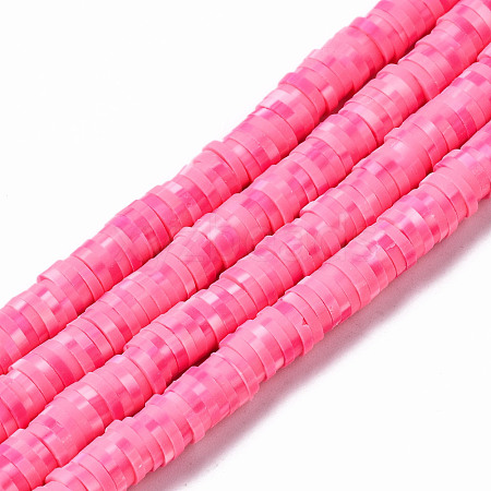 Handmade Polymer Clay Beads Strands CLAY-N008-010P-1