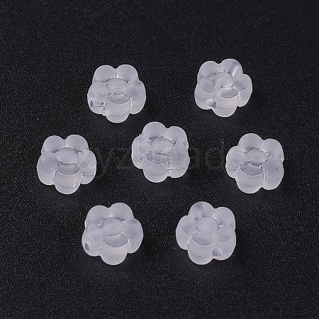 Transparent Acrylic Beads TACR-F002-D01-1