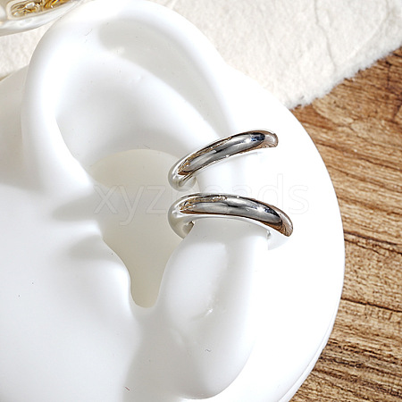 Alloy C-shaped Cuff Earrings for Women WGEF1AE-12-1