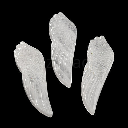 Natural Quartz Crystal Pendants G-M417-05H-1