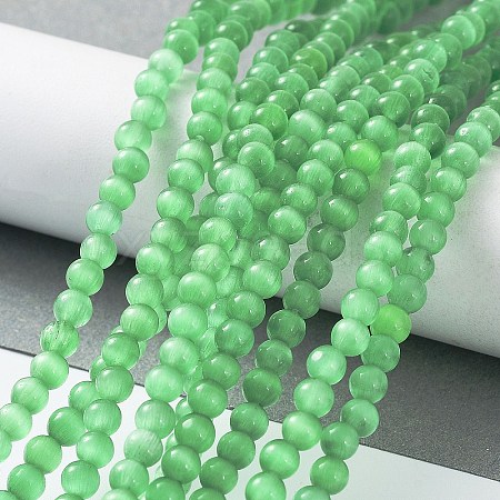 Cat Eye Beads Strands CE-F022-4mm-08-1