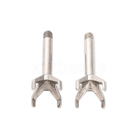 304 Stainless Steel Stud Earring Findings STAS-B091-02C-04P-1