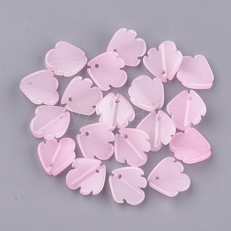 Spray Painted Glass Pendants GGLA-S039-01C-01-1