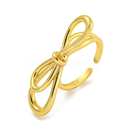 Brass Cuff Rings for Women RJEW-E294-01G-01-1