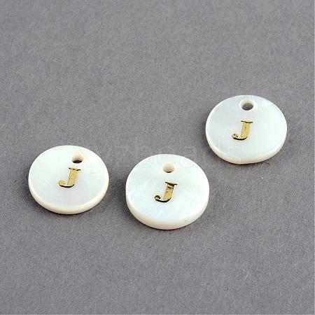 Freshwater Shell Pendants SSHEL-S249-J-1