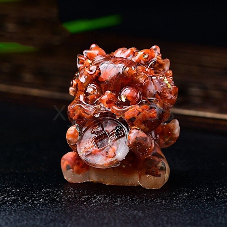 Natural Carnelian PiXiu Display Decorations PW-WG22F9A-11-1