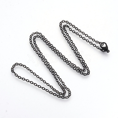 Electrophoresis Brass Cable Chains Necklaces X-MAK-R019-01-1