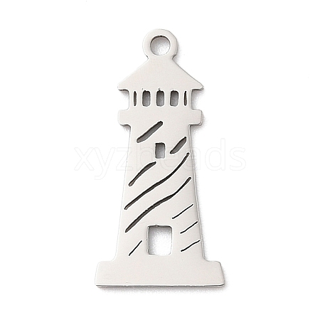 201 Stainless Steel Pendants STAS-Q341-03P-1