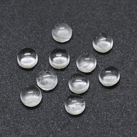 Natural Quartz Crystal Cabochons G-O175-23-08-1