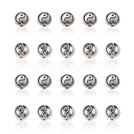 Craftdady 100Pcs 2 Style Zinc Alloy Beads FIND-CD0001-24-1