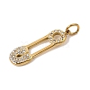 304 Stainless Steel Rhinestone Pendants RB-CBAC900-12G-2
