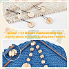  Number 1~10 Wooden Beaded Knitting Row Counter Chains & Charms Locking Stitch Makers DIY-NB0010-23-4