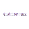 Woven Glass Flower Adjustable Braided Bead Bracelets for Women BJEW-MZ00100-7