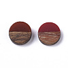 Resin & Wood Cabochons RESI-S358-70-H20-1