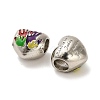 Alloy Enamel European Beads FIND-Q115-07P-2