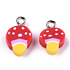 Handmade Polymer Clay Charms CLAY-T016-50-2