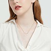 Natural Pearl Beaded Pendant Necklace JN1054A-3