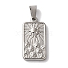 Non-Tarnish 304 Stainless Steel Pendants STAS-L081-034P-1