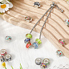 120Pcs Resin European Beads RPDL-SP0001-01-7