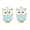 Alloy Enamel Pendants PALLOY-N170-019C-NR-1