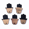 Resin & Walnut Wood Pendants RESI-N025-011A-B04-1