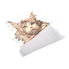 50Pcs PVC Waterproof Self-Adhesive Cat Picture Sticker STIC-Q004-05A-5