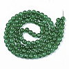 Baking Paint Transparent Crackle Glass Round Bead Strands X-DGLA-Q018-8mm-48-2
