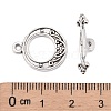 Tibetan Style Alloy Toggle Clasps LF1081Y-NF-3