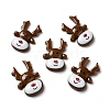 Christmas Opaque Resin Cabochons RESI-K019-26-1