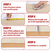 Self-adhesion PVC Edge Guard Strips DIY-WH0591-569A-4
