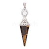 Natural Tiger Eye Pendants PW-WG6405D-01-1